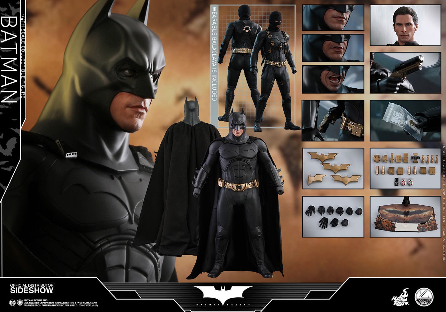 DC Comics Batman Quarter Scale Figure by Hot Toys | Sideshow Collectibles
