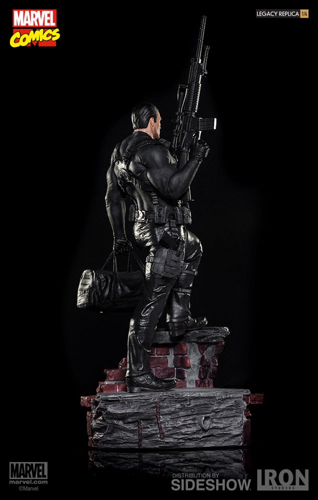 Iron Studios Punisher Statue Figure Marvel Frank Castle Rare Limited Ed  1:10