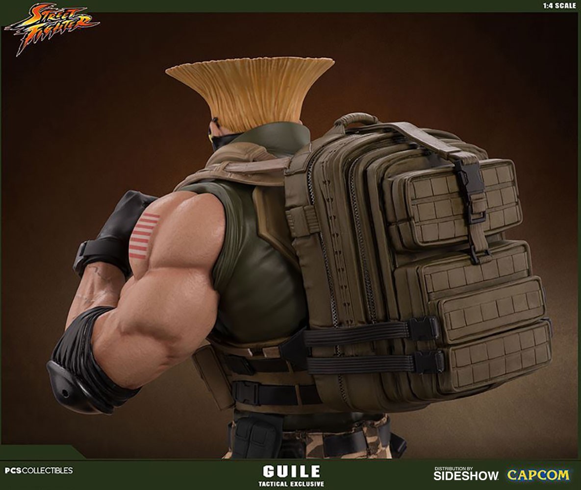 Street Fighter Guile Mixed Media Statue by Pop Culture Shock 903435