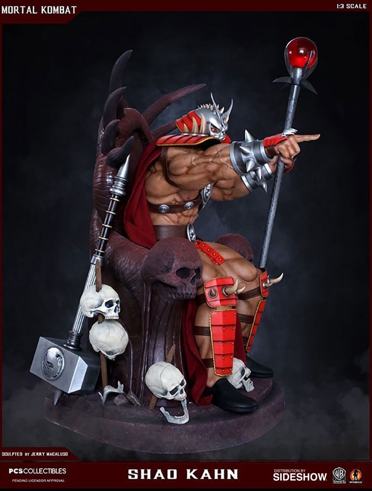 PCS Mortal Kombat Shao Kahn Statue Bloody Hammer Exclusive - The Toyark -  News