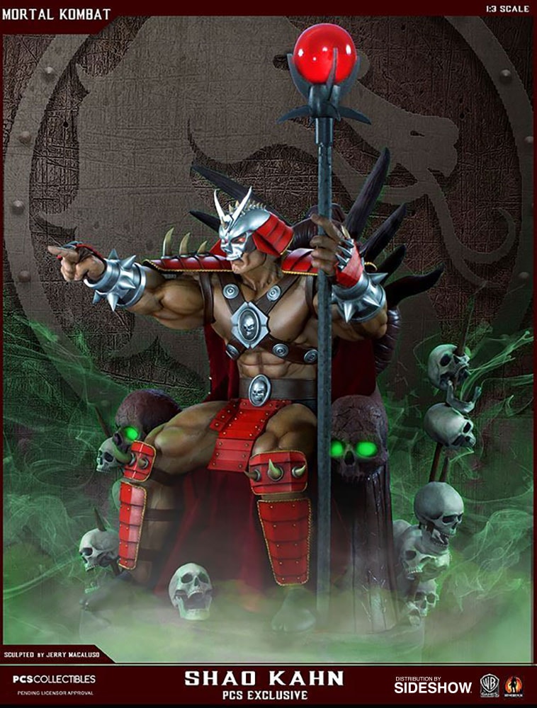 PCS Mortal Kombat Shao Kahn Statue Bloody Hammer Exclusive - The Toyark -  News