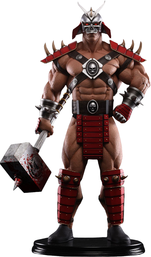 PCS Mortal Kombat Shao Kahn Statue Bloody Hammer Exclusive - The Toyark -  News