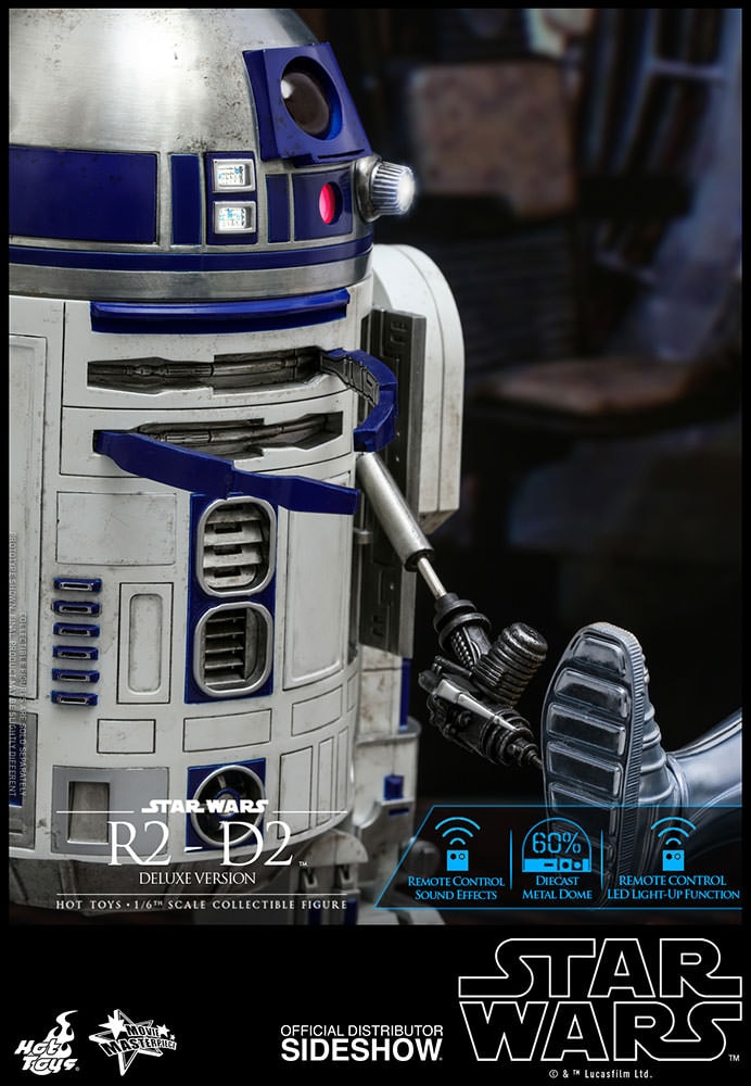 R2-D2 Deluxe Figure by Hot Toys | Sideshow Collectibles