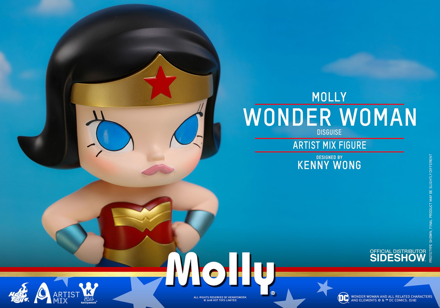 DC Comics Molly Wonder Woman Disguise Collectible Figure 