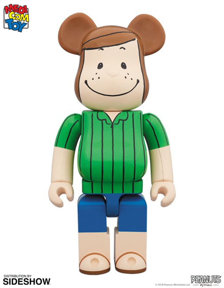 Peanuts Bearbrick Peppermint Patty 400 Figure by Medicom Toy 