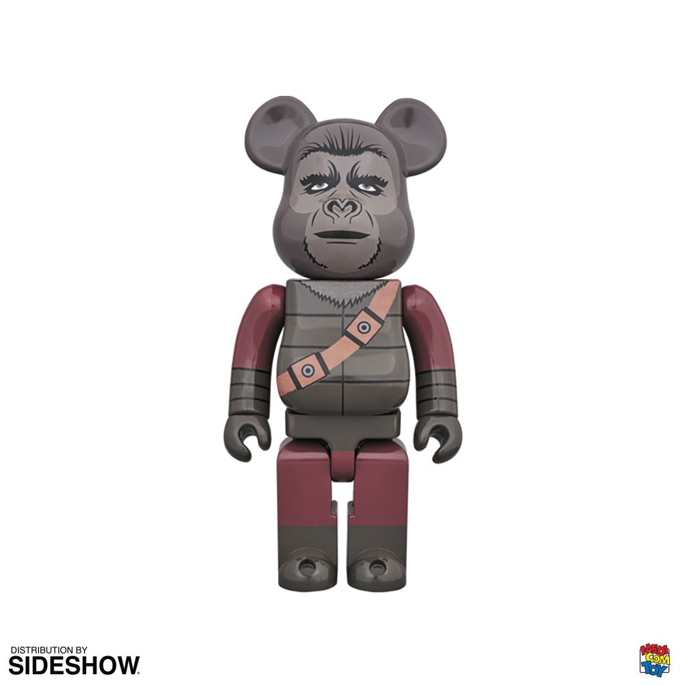 Planet of the Apes Bearbrick Soldier Ape 400 Figure by Medicom 