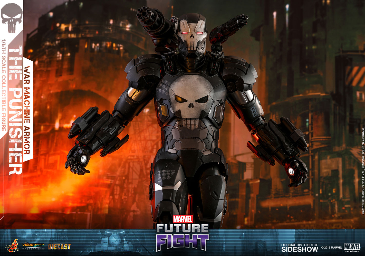 Punisher War Machine Armor Figure by Hot Toys | Sideshow Collectibles