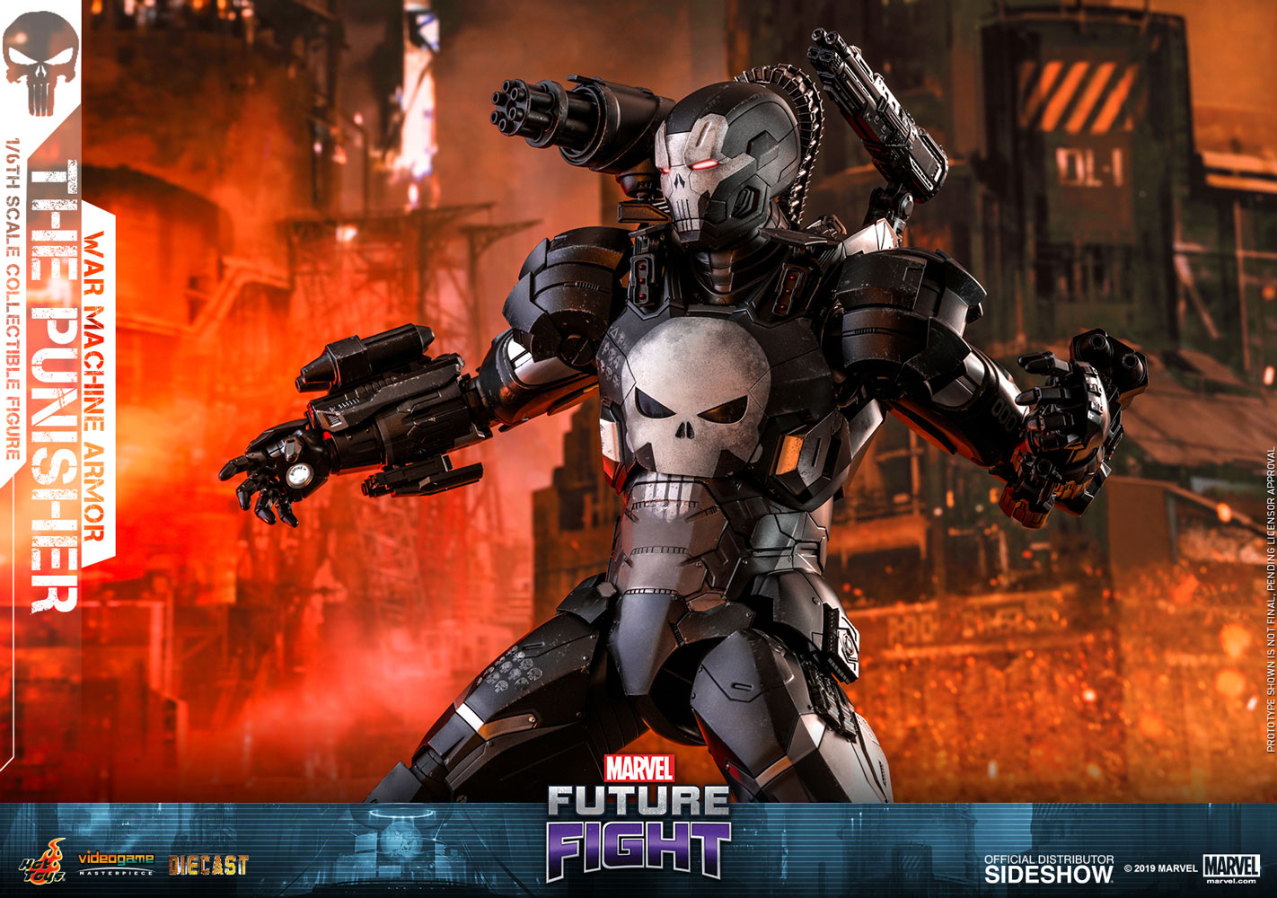 Punisher War Machine Armor Figure by Hot Toys | Sideshow Collectibles