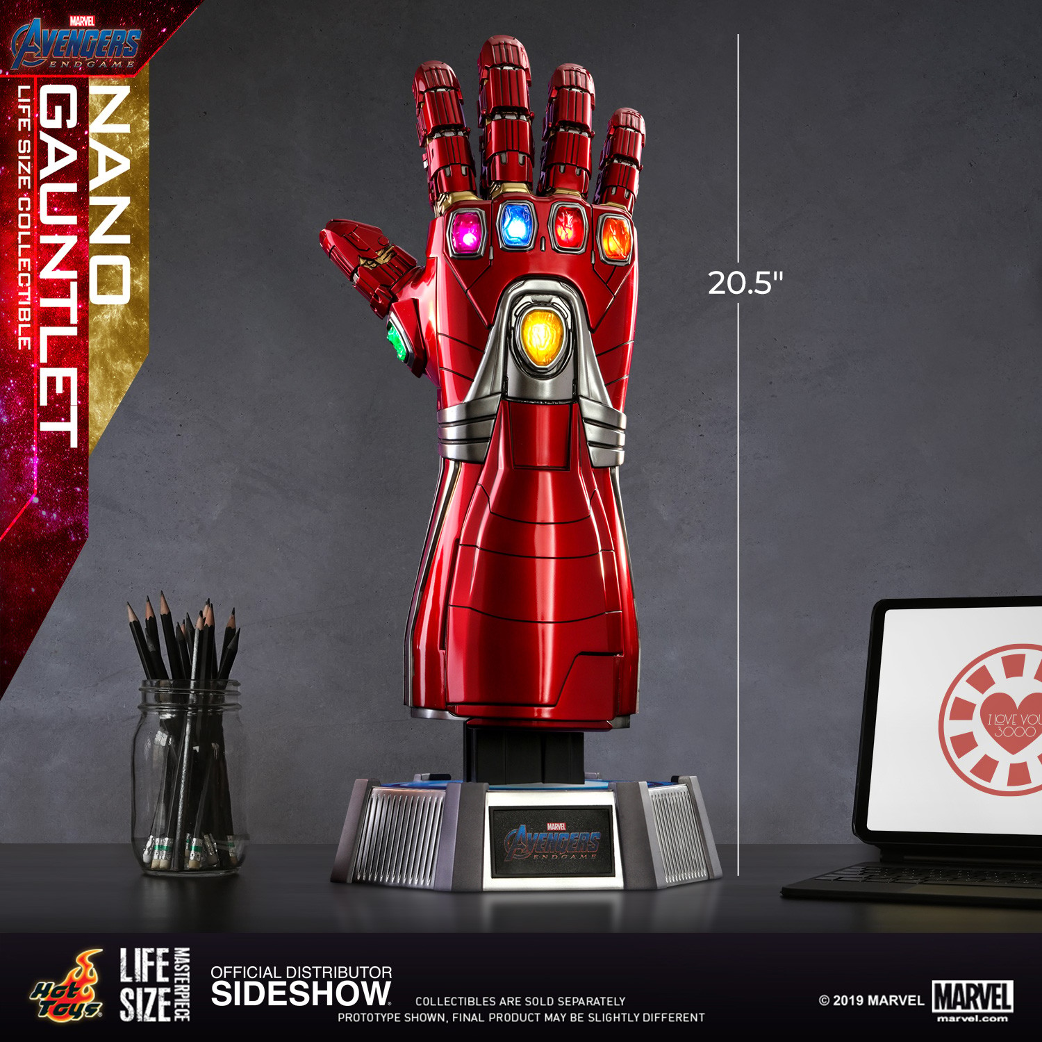 Hot Toys Nano Gauntlet Life Size Replica