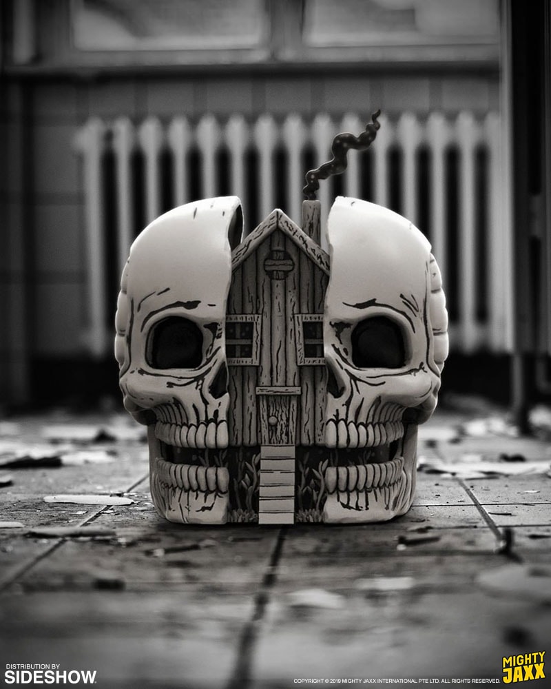 Skull House Polystone Statue by Mighty Jaxx | Sideshow Collectibles