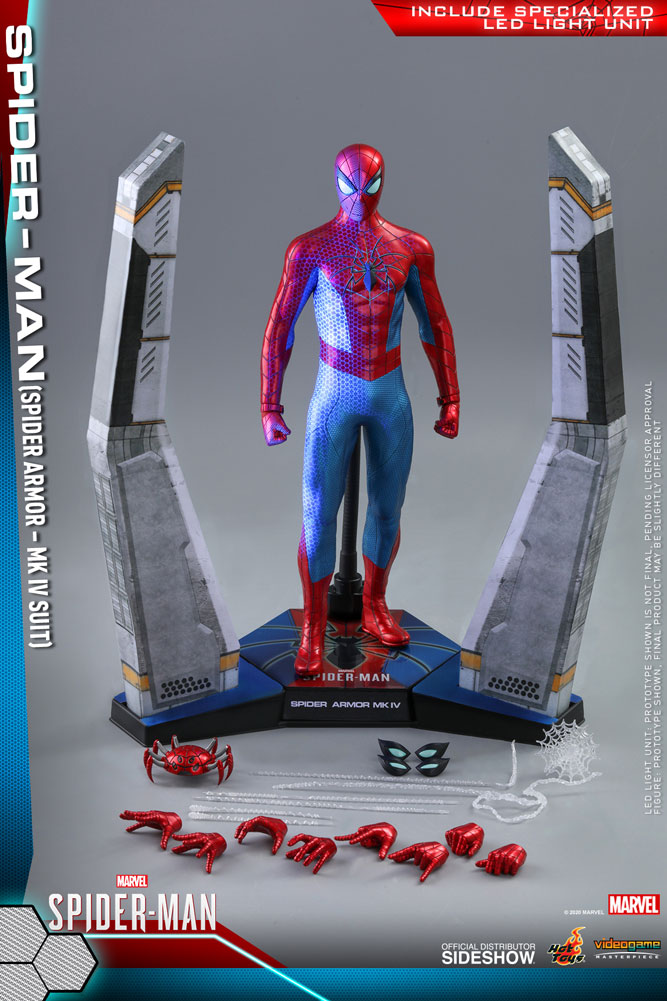 Spider-Man (Spider Armor - MK IV Suit) Sixth Scale Collectible Figure by  Hot Toys | Sideshow Collectibles