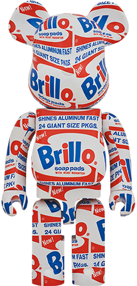 Be@rbrick Andy Warhol “Brillo” 1000% Collectible Figure by Medicom 