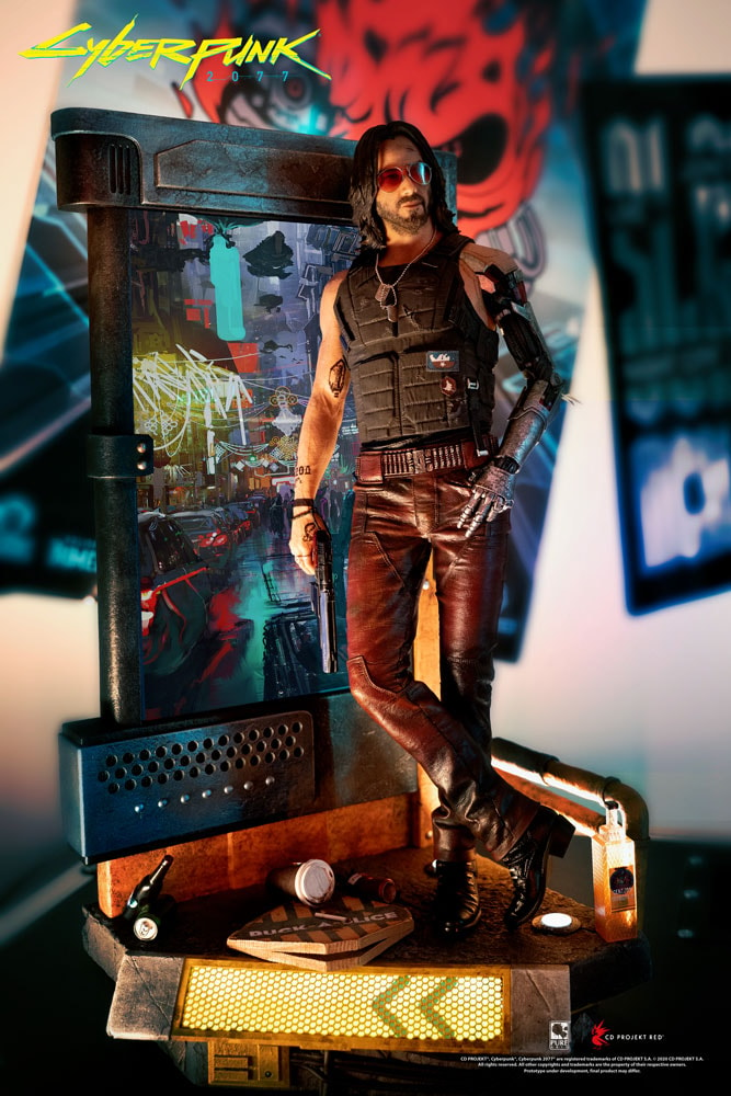 CYBERPUNK 2077 JOHNNY AND ALT FIGURE