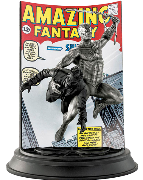Spider-Man Amazing Fantasy #15 Comic Book Sculpture
