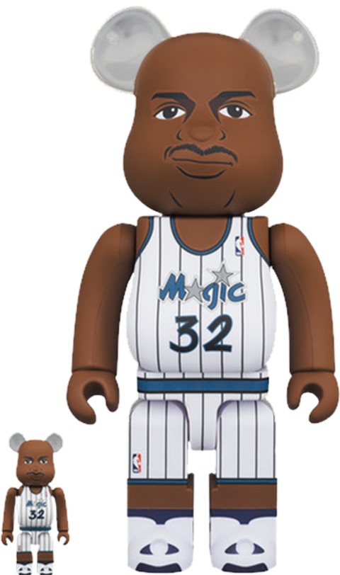 Be@rbrick Shaquille O'Neal (Orlando Magic) 100% and 400 ...