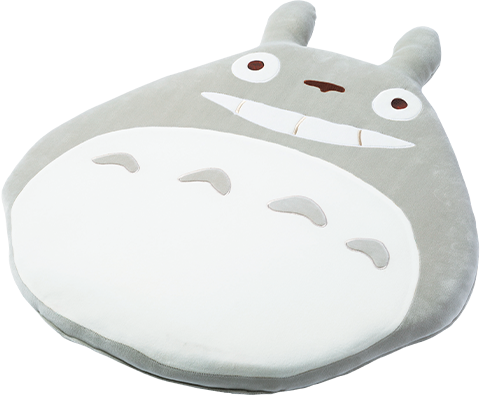 Big Grey Totoro Midday Nap Cushion by Marushin