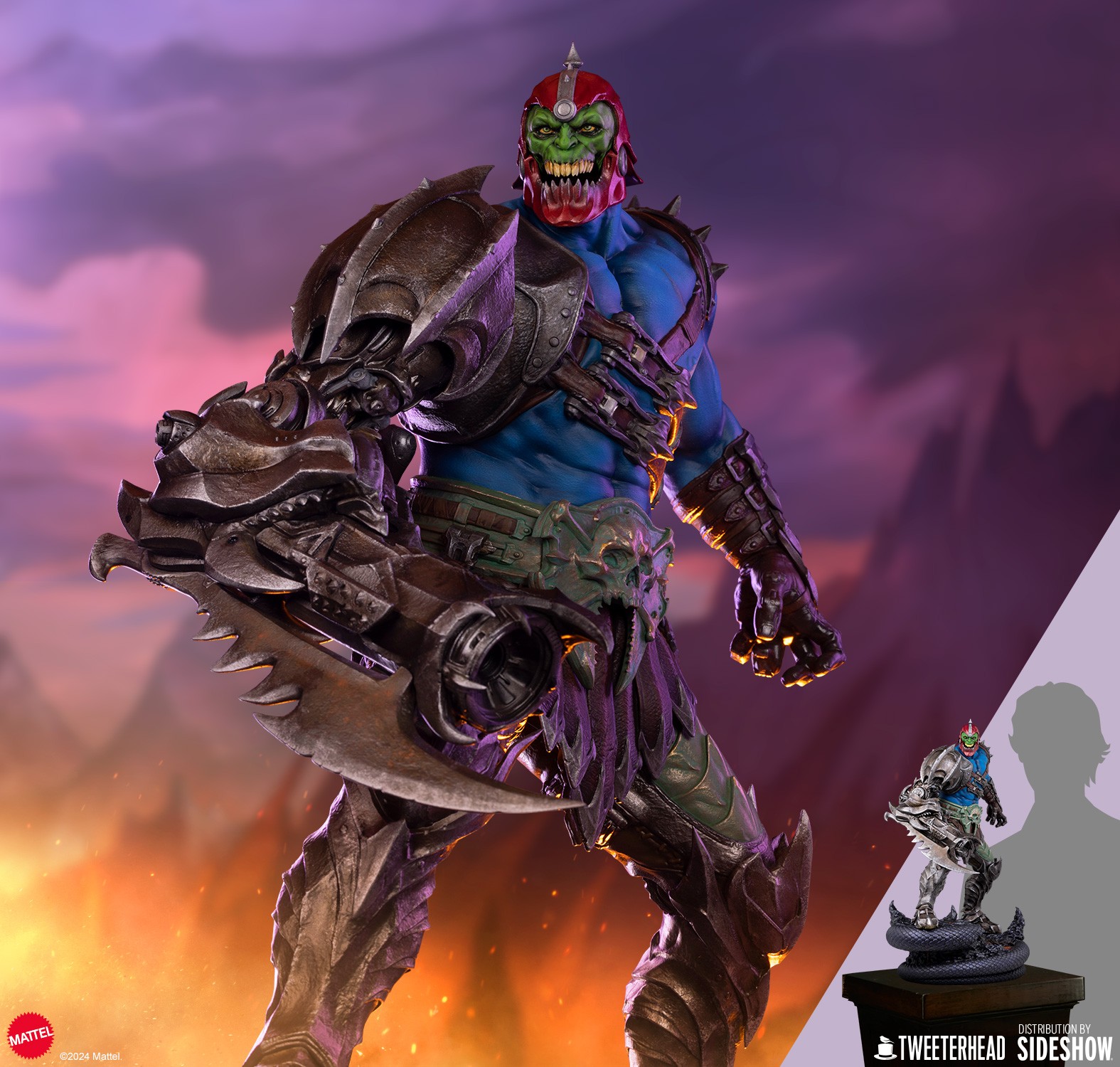 Masters of The Universe - Trap Jaw Legends 1/5th Scale Maquette Statue