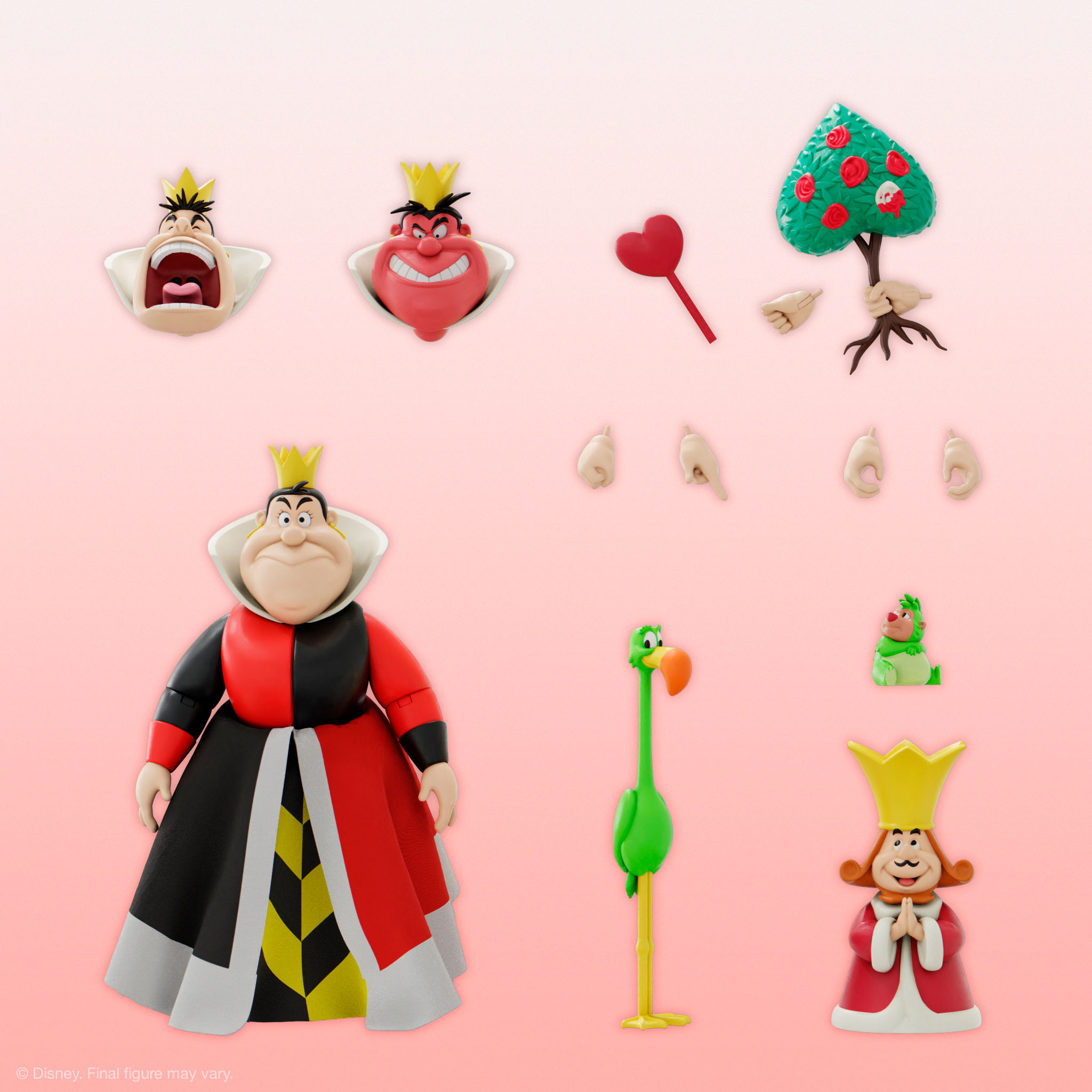  Super7 Supersize Disney Queen of Hearts - 20 Disney Action  Figure with Fabric Clothing and Accessory Classic Disney Collectibles and  Retro Toys : Toys & Games