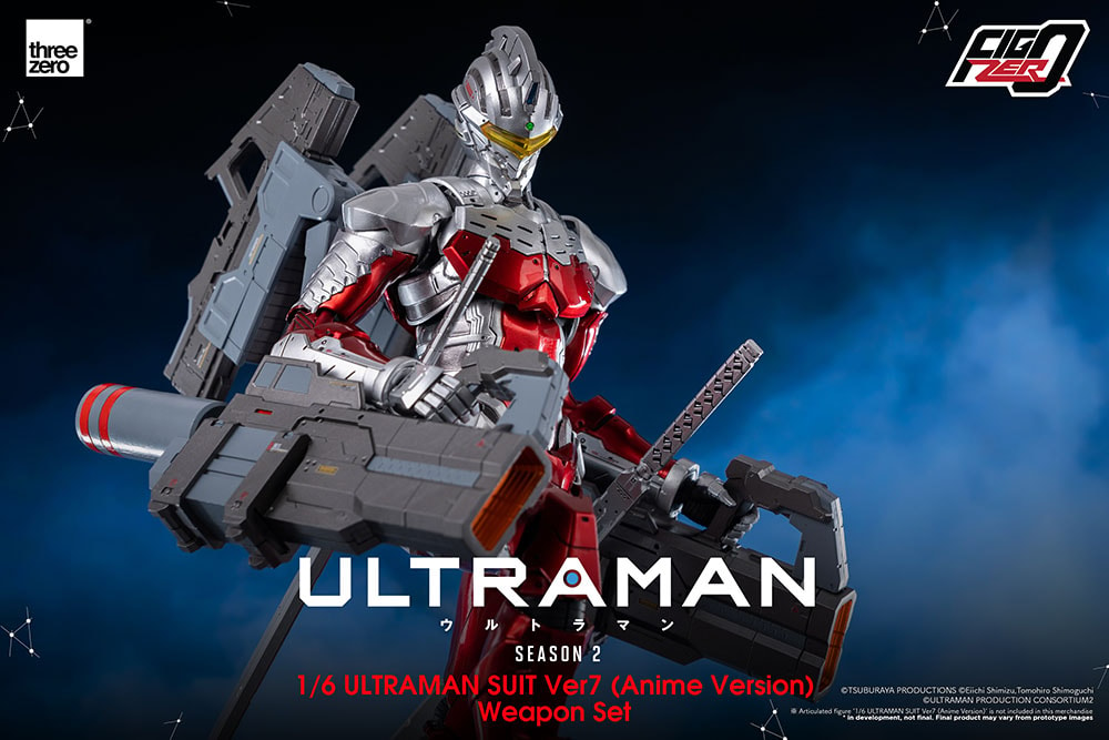 Ultraman Suit Ver7 (Anime Version) Weapon Set by Threezero 