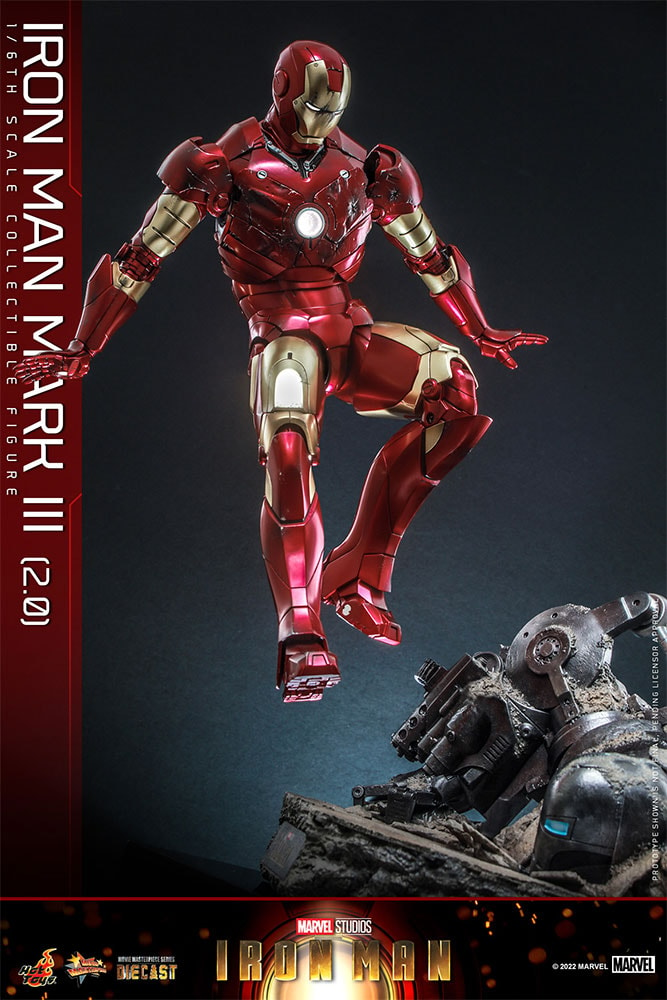 Iron Man Mark III (2.0) Sixth Scale Figure by Hot Toys | Sideshow 