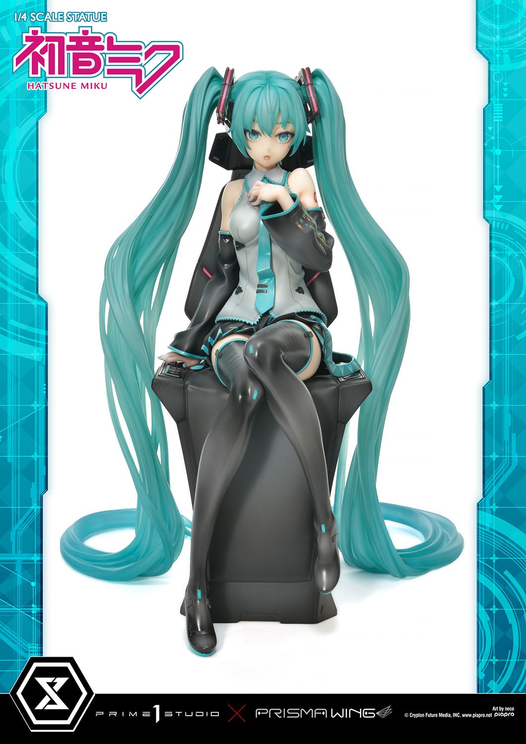 Hatsune Miku (Deluxe Version) 1:4 Scale Statue | Sideshow Collectibles