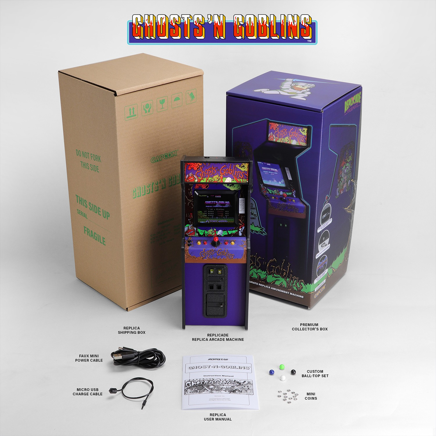 New Wave Toys Reveals Ghosts 'N Goblins & Ghouls 'N Ghosts Cabinets
