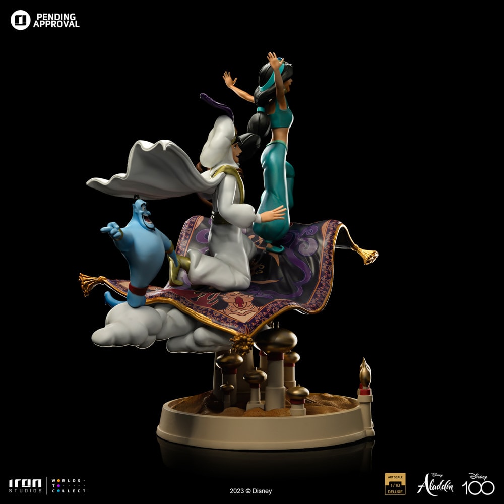 The Aladdin and Jasmine 1:10 Art Scale Statue by Iron Studios