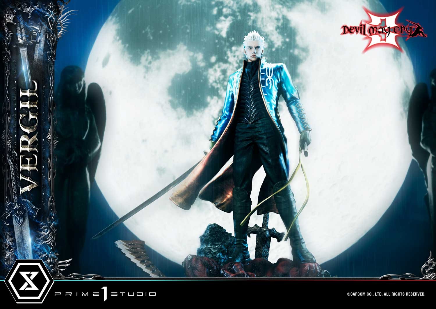 Devil May Cry: Prime 1 revela belíssima estatueta de Vergil