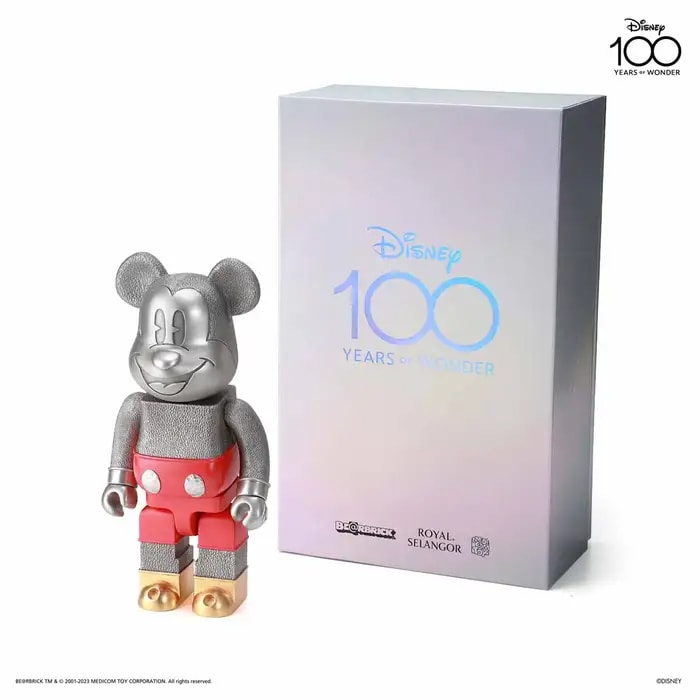 Mickey Mouse Disney 100 Be@rbrick 400% (Special Edition) by Royal