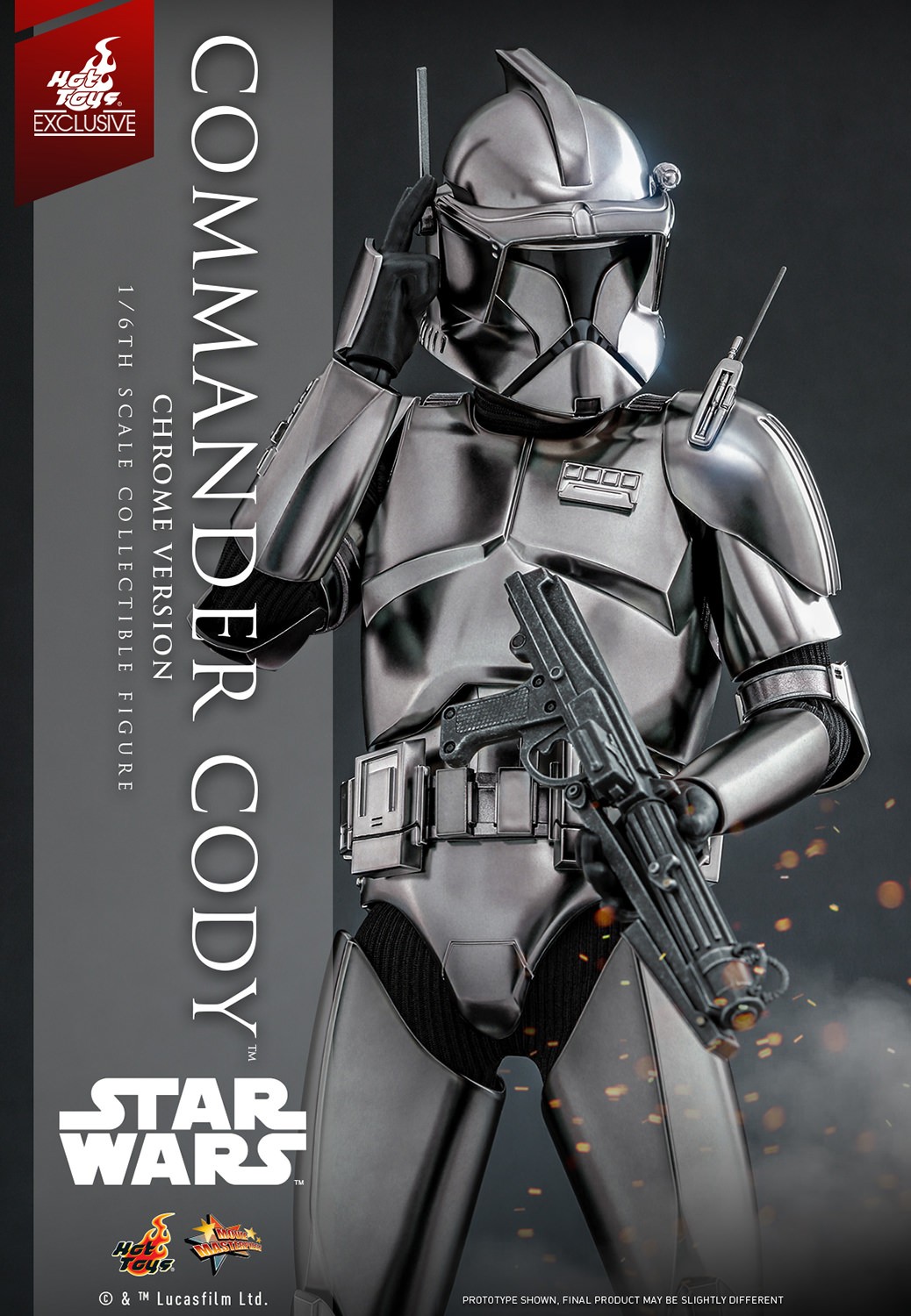 Commander Cody™ (Chrome Version) Sixth Scale Figure by Hot Toys 