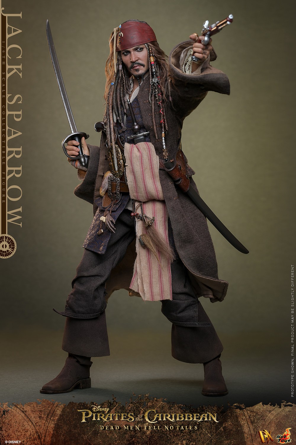 Jack Sparrow Sixth Scale Figure by Hot Toys | Sideshow Collectibles