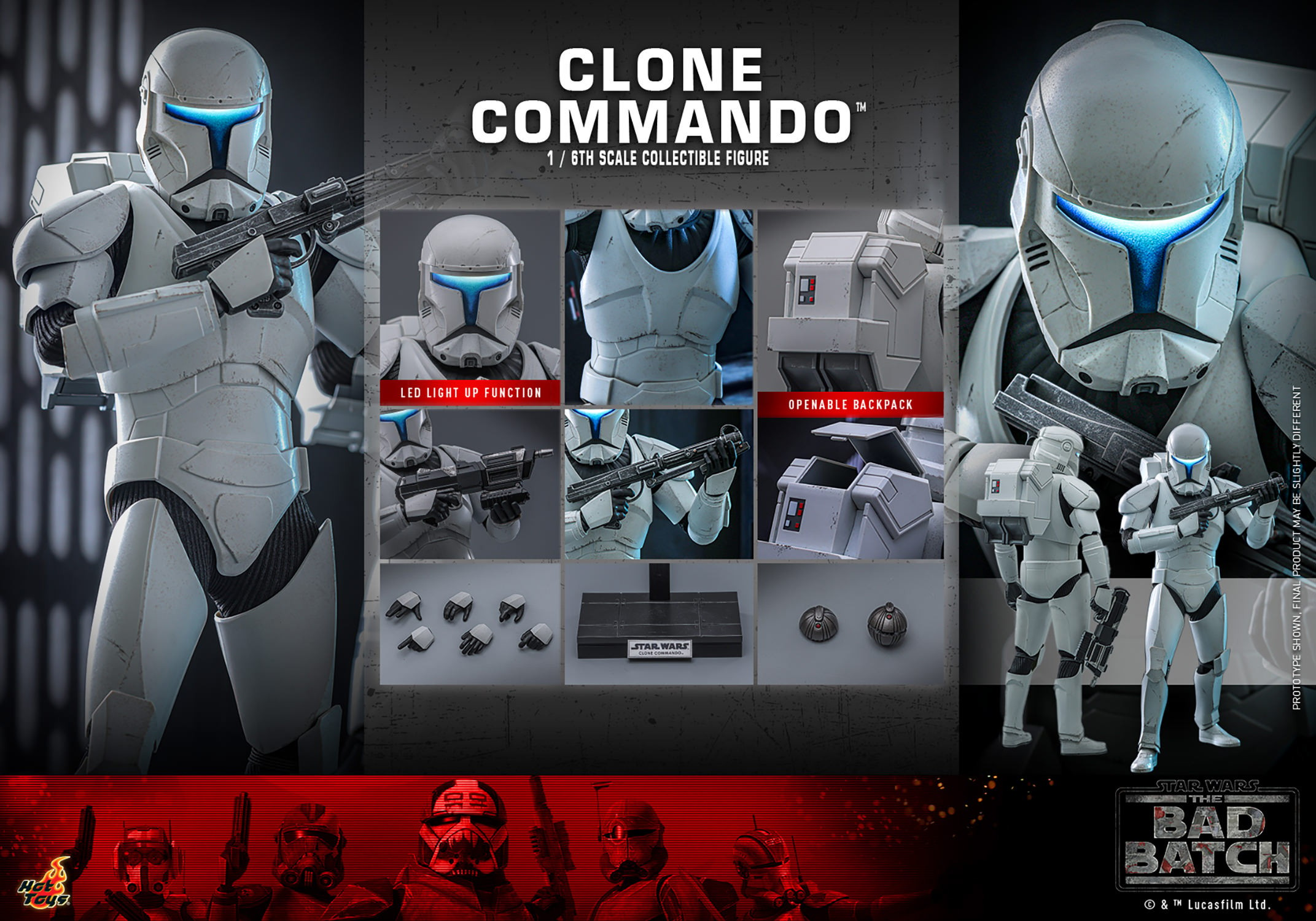 NEW PRODUCT: HOT TOYS Star Wars: The Bad Batch Clone Commando TMS131 Hot-toys-star-wars-clone-commando-sixth-scale-figure-gallery-671a6211726aa