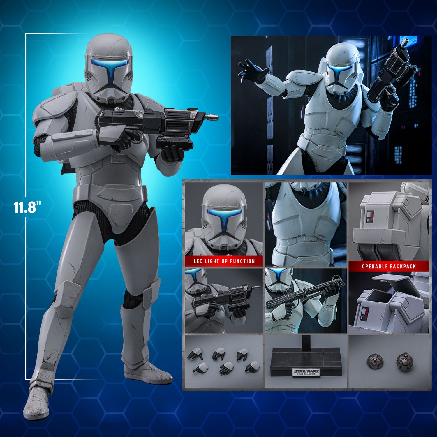 NEW PRODUCT: HOT TOYS Star Wars: The Bad Batch Clone Commando TMS131 Hot-toys-star-wars-clone-commando-sixth-scale-figure-scale-671a63c0b0d13