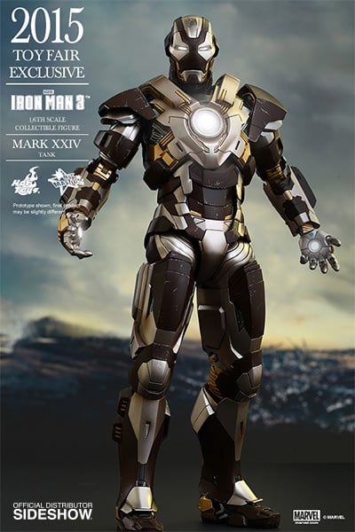 Marvel Iron Man Mark XXIV - Tank Sixth Scale Figure by Hot T | Sideshow  Collectibles