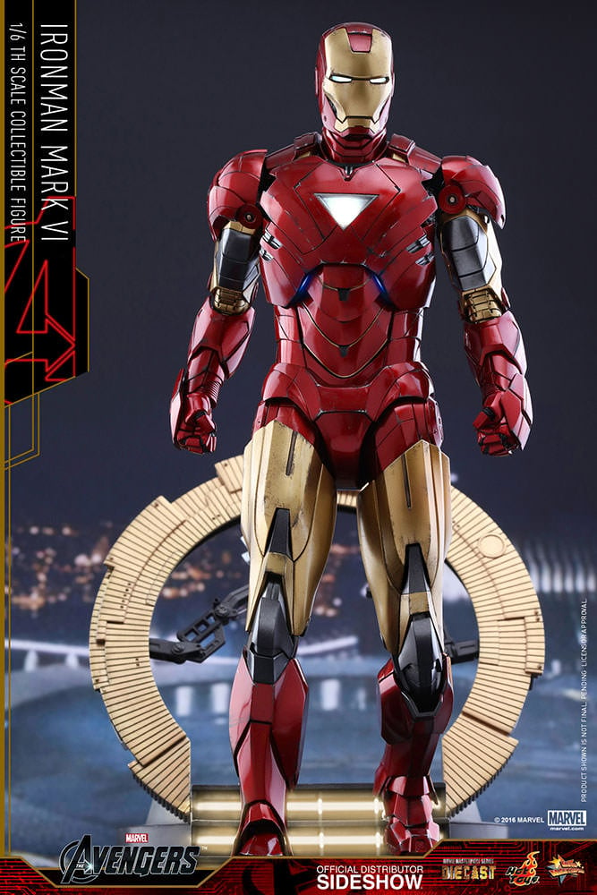 Marvel Iron Man Mark VI Sixth Scale Figure by Hot Toys | Sideshow  Collectibles