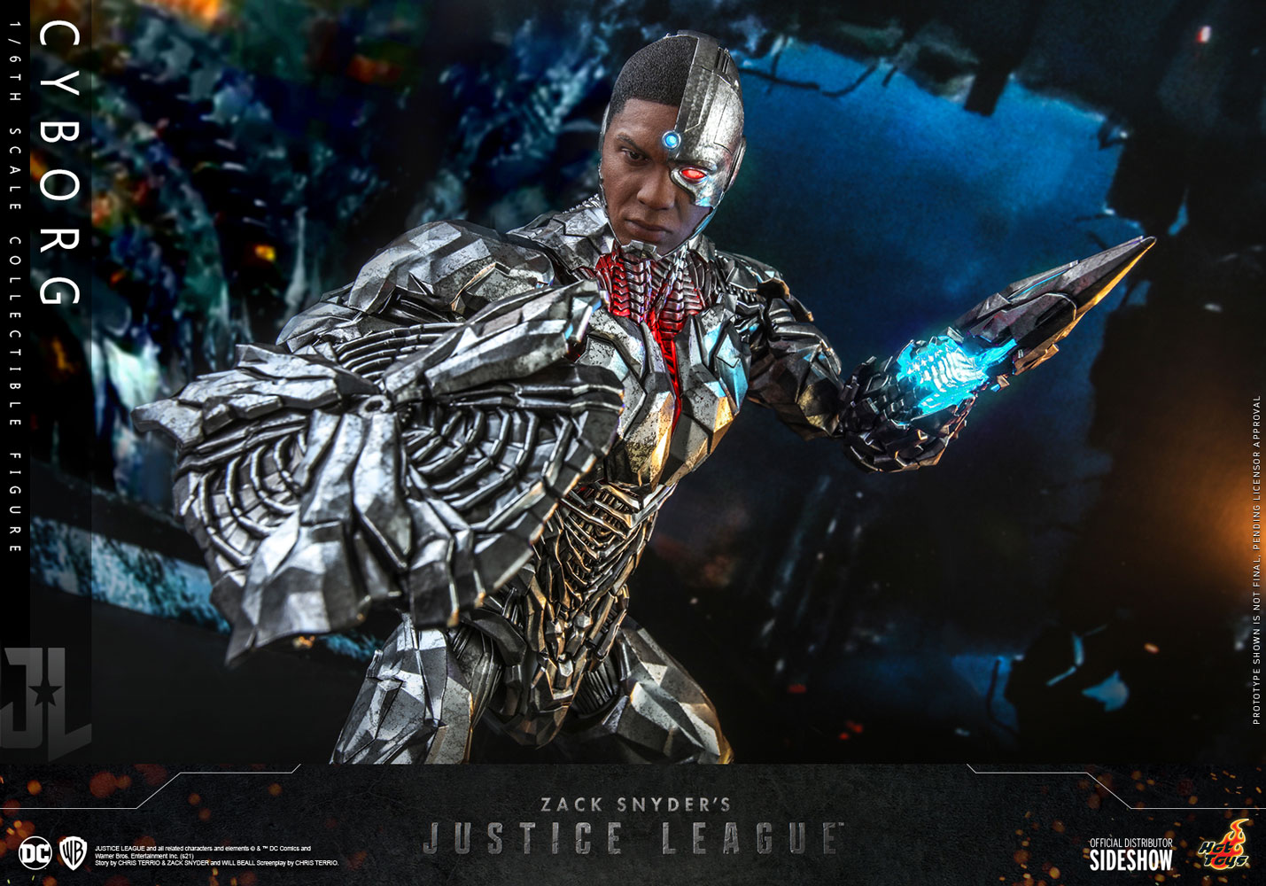 Cyborg Sixth Scale Collectible Figure by Hot Toys | Sideshow Collectibles