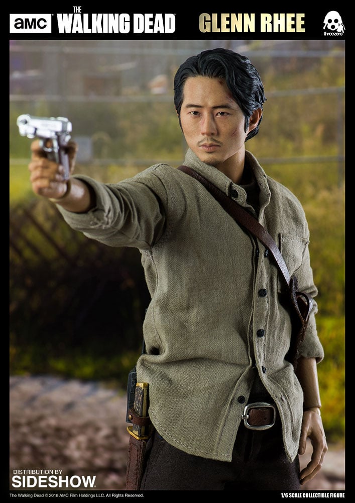 The Walking Dead Glenn Rhee Deluxe Version Sixth Scale Figur | Sideshow  Collectibles