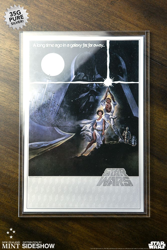 Star Wars: A New Hope Premium 35g Silver Foil | Sideshow Collectibles