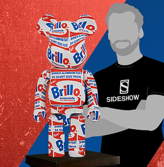 Be@rbrick Andy Warhol “Brillo” 1000% Collectible Figure by Medicom Toy |  Sideshow Collectibles