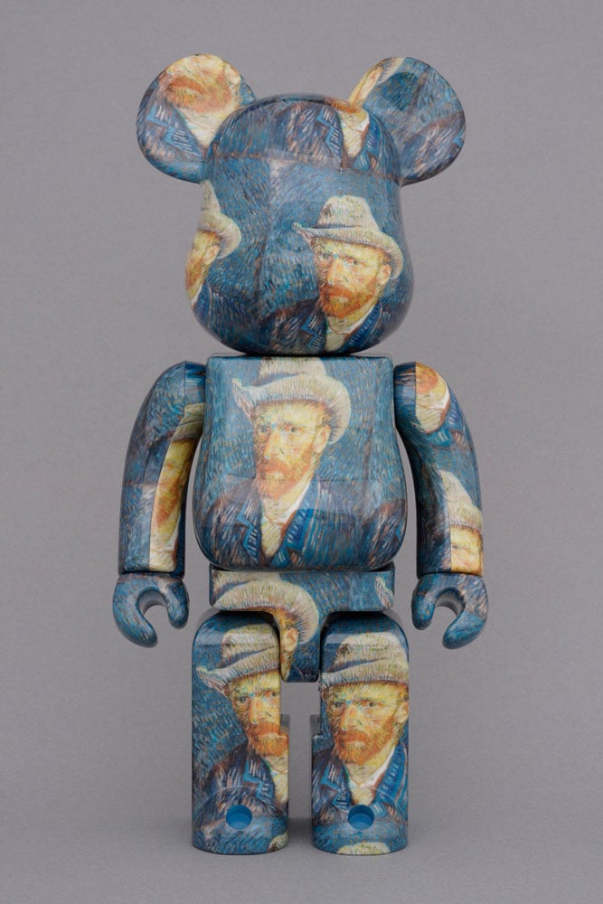 Bearbrick「Van Gogh Museum」Self-Portrait with Grey Felt Hat 100% u0026 400% ベアブリック  ヴァン ゴッホ ミュージアム 100% u0026 400%-