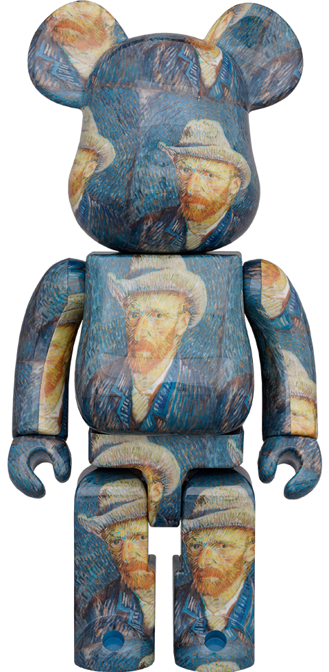 Be@rbrick Van Gogh Museum Self Portrait 1000% Collectible Figure by Medicom  | Sideshow Collectibles