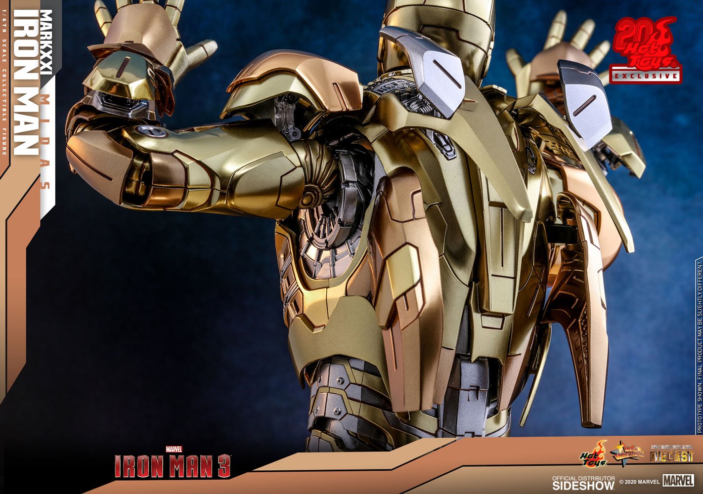 Iron Man Mark XXI (Midas) Sixth Scale Collectible Figure by Hot Toys |  Sideshow Collectibles