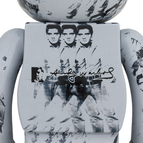 Be@rbrick Andy Warhol's Elvis Presley 100% u0026 400% Collectible Set by  Medicom Toy | Sideshow Collectibles