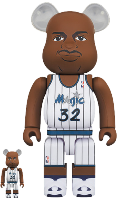 Be@rbrick Shaquille O'Neal (Orlando Magic) 100% and 400% Collectible Set |  Sideshow Collectibles