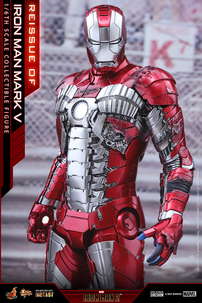 Iron Man Mark V Sixth Scale Figure by Hot Toys | Sideshow Collectibles