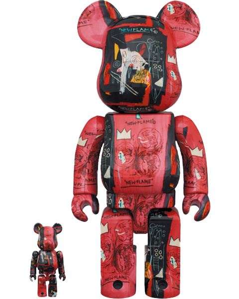 Be@rbrick Andy Warhol X Jean Michel Basquiat #1 100% u0026 400% Collectible Set  by Medicom Toy | Sideshow Collectibles