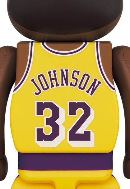 Be@rbrick Magic Johnson (Los Angeles Lakers) 100% and 400% Collectible Set  by Medicom | Sideshow Collectibles