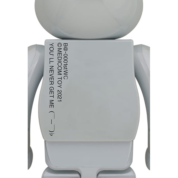 Be@rbrick 1st Model White Chrome 1000% Collectible Figure by Medicom Toy |  Sideshow Collectibles
