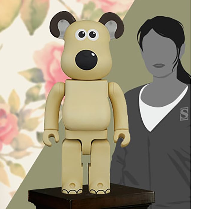 Bearbrick Gromit 1000% Collectible Figure by Medicom Toy | Sideshow  Collectibles