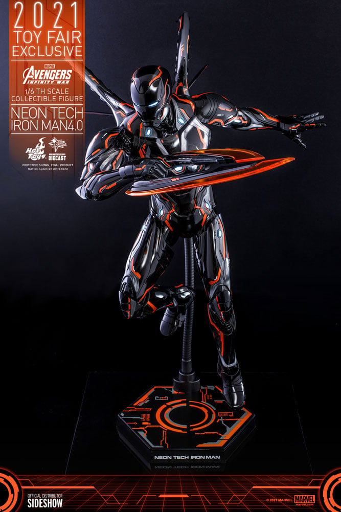 Iron Man Neon Tech 4.0 Sixth Scale Collectible Figure by Hot Toys |  Sideshow Collectibles